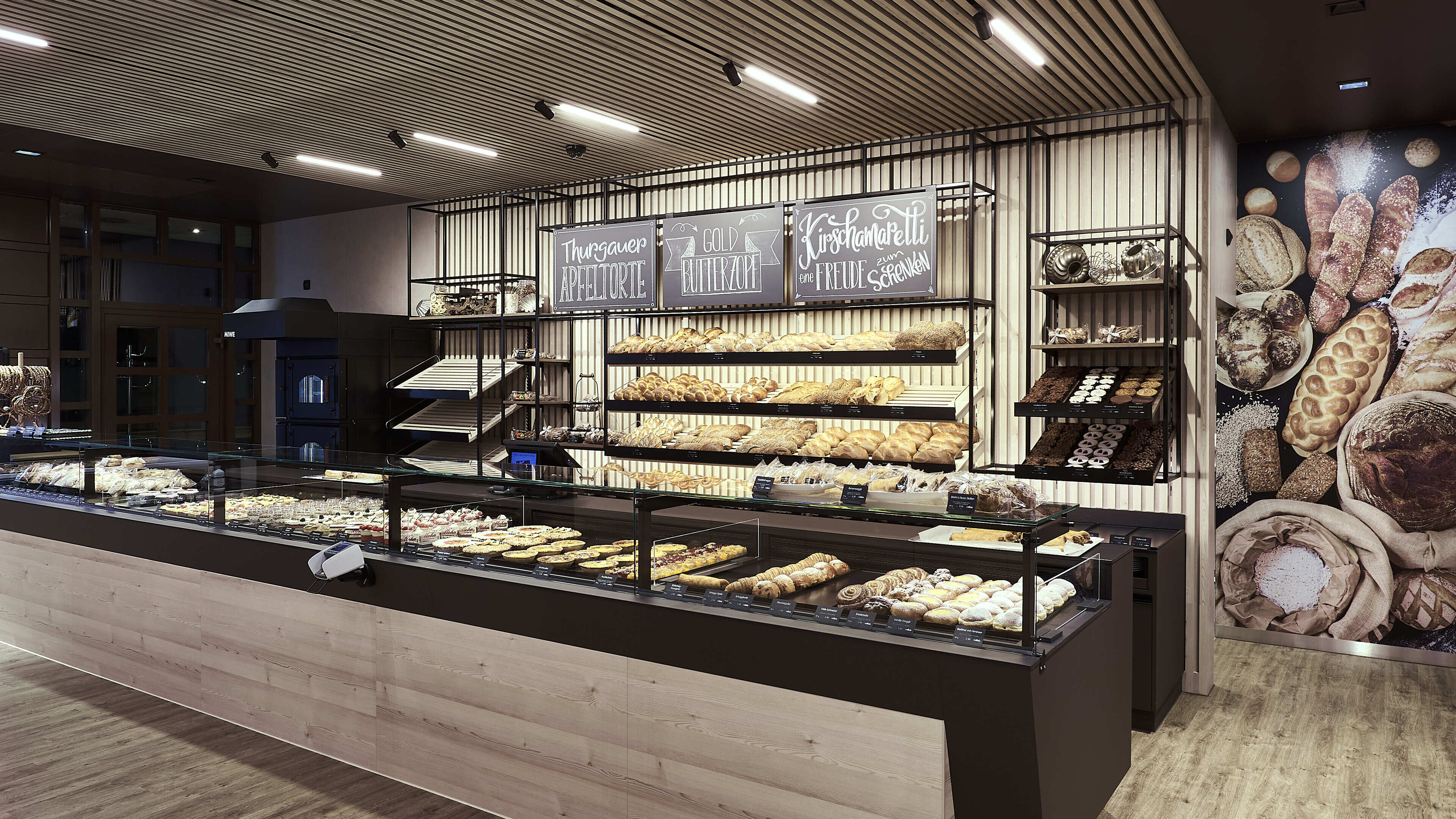 Architekturbüro, Innenarchitektur - Daniel Huber Architektur & Design - Bäckerei Konditorei - Mohn 5